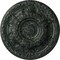 Ekena Millwork Granada Ceiling Medallion (Fits Canopies up to 7 1/8"), 23 1/2"OD x 2 3/4"P, Painted Turtle Crackle CM24GAPTC - alternate 1